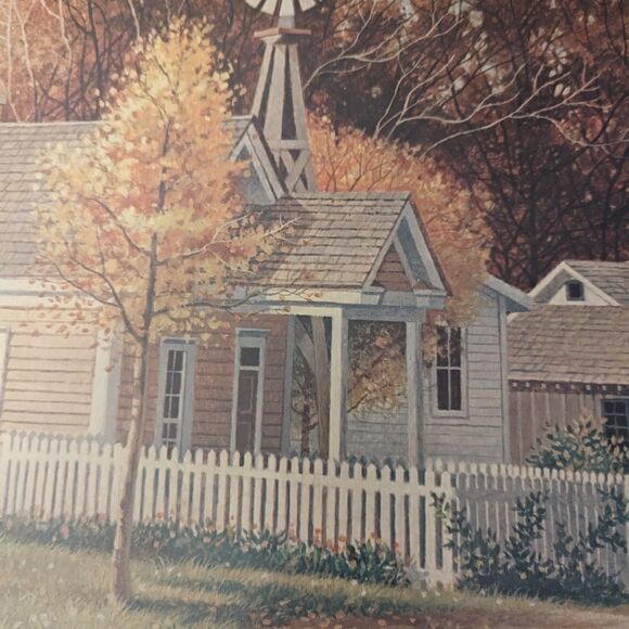Tom Heflin Vintage Art Print Midway Village - Picture 7 of 8